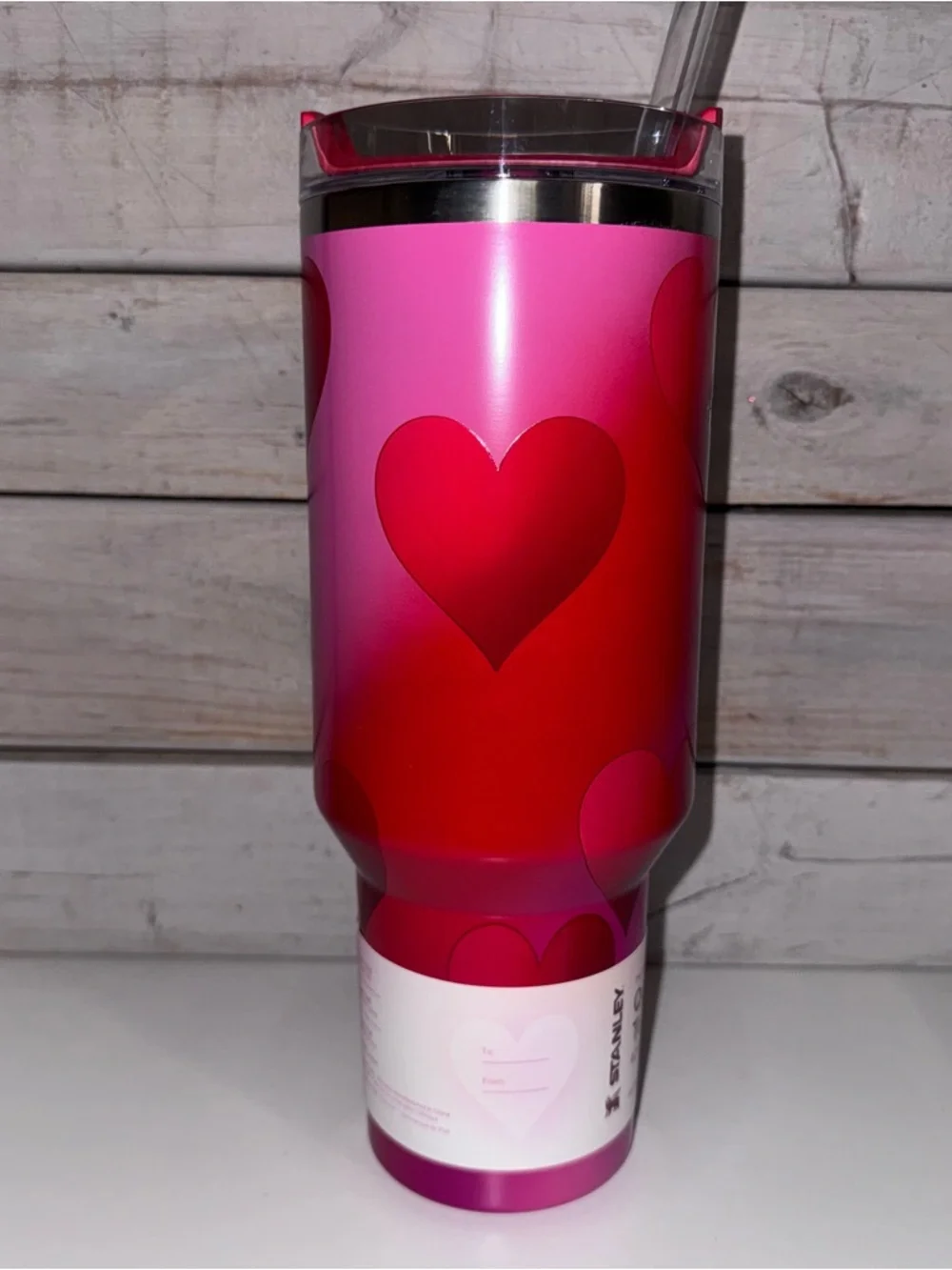 Stanley x Target 40oz Quencher - Rouge Heart Gradient - Valentines NWT Release - Picture 4 of 8